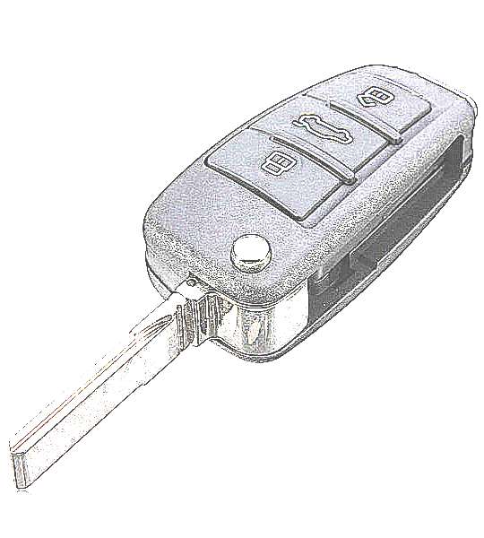 Выкидной ключ для автомобиля